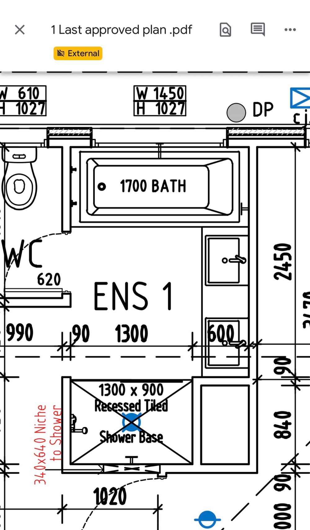 Recorded on a Donnybrook inspection, Donnybrook