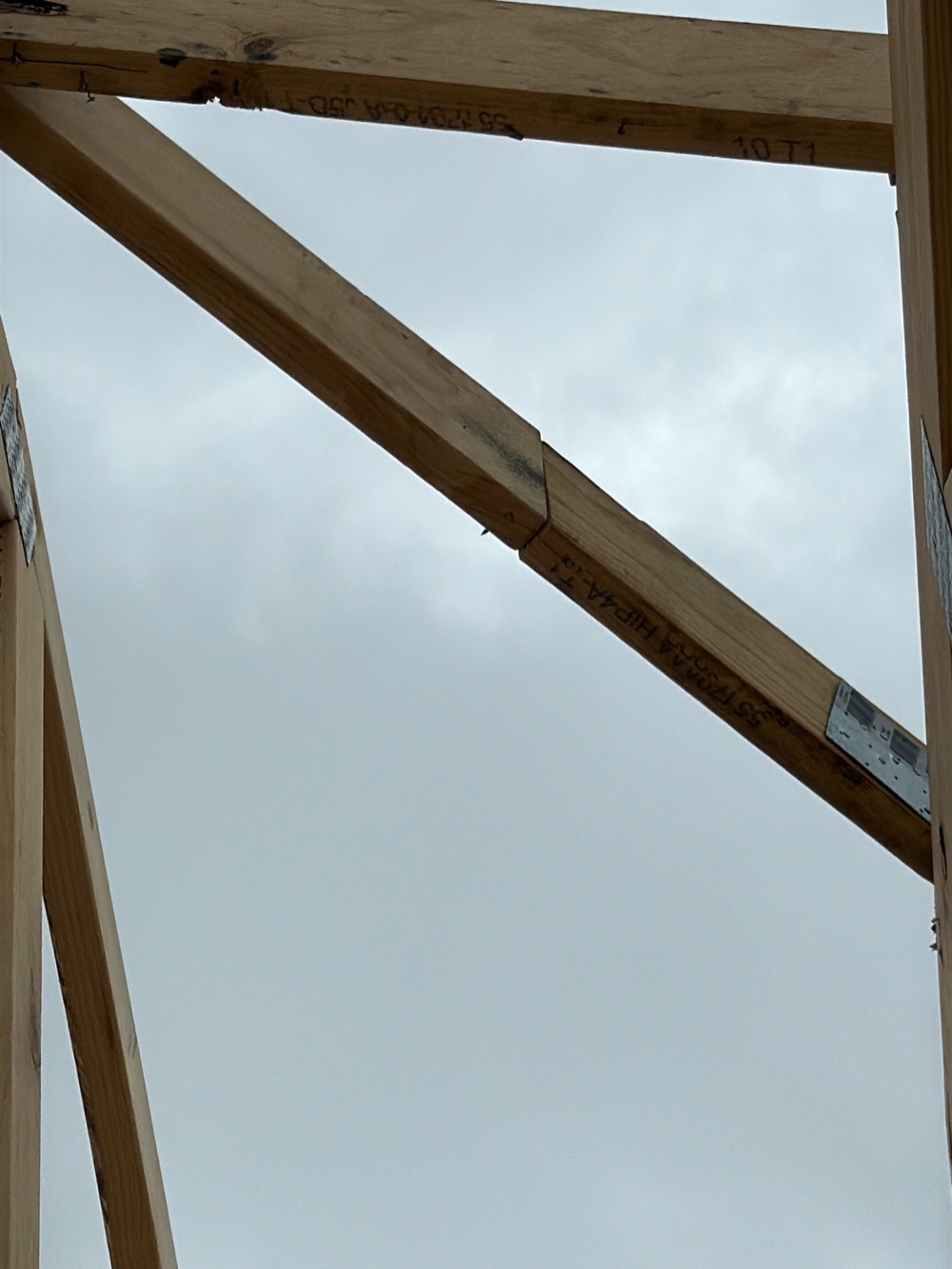 Structural members missing from a Donnybrook frame
